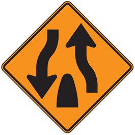 End Divided Highway Symbol