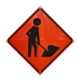48" Roll Up Sign