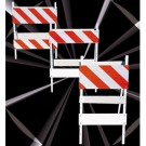Wood Panel Barricade