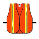 Two-Tone Orange Mesh Vest